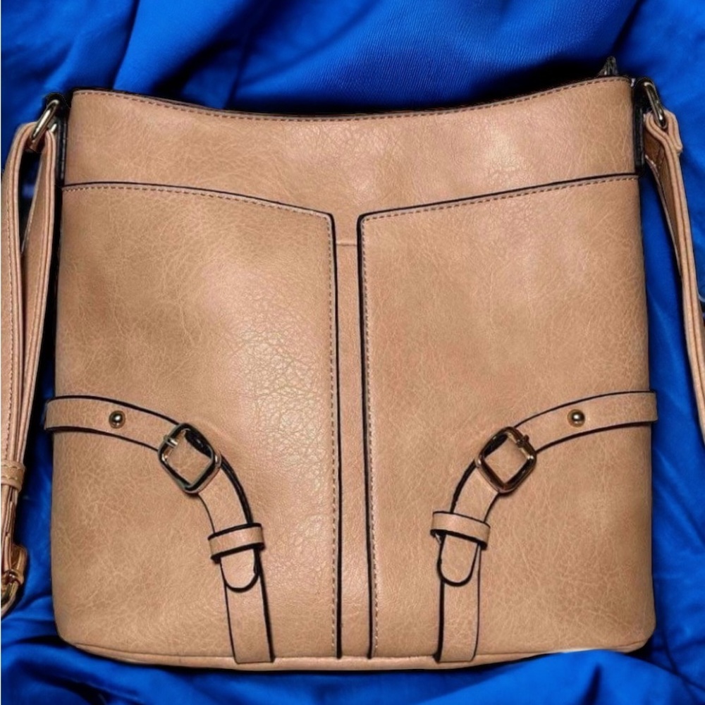 Beige Shoulder Crossbody Bag